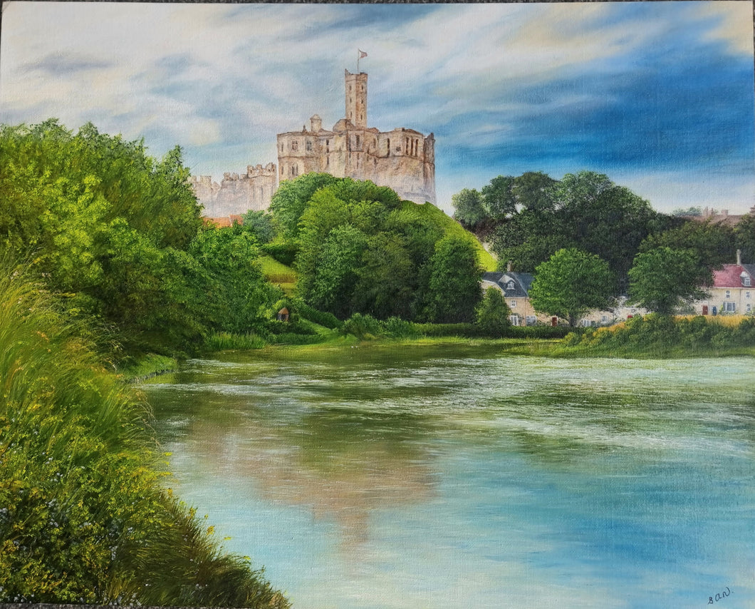 The Castle on the Hill (canvas print)
