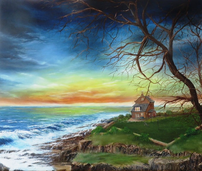Living on the Edge (canvas print)