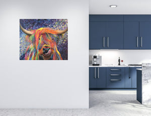 Highland Coo - CANVAS PRINT