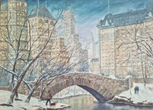 Load image into Gallery viewer, Winter Wonderland (New York)  canvas print
