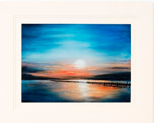 As Night Falls (Over Amble Harbour)