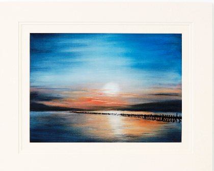 As Night Falls (Over Amble Harbour)